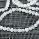 Crystal bracelet pearl beads 6 mm