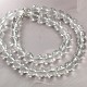 Crystal necklace beads cut 10 mm 48 cm