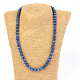Lapis lazuli náhrdelník kuličky 8mm 50cm barvený
