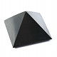 Shungites Pyramid (Russia) 3 cm polished