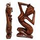 Žena - dřevěná socha (Indonésie) 30cm