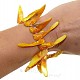 Bracelet shell yellow (colored)