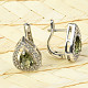 Luxury earrings with stones Ag 925/1000 drops