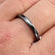 Hematit prstýnek tenký 3mm