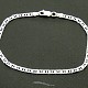 Bracelet 19cm Silver Ag 925/1000 3.4 grams