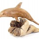 Dolphin with a bowl of wood (Indonesia) 12 cm