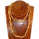 Kalcit medový náhrdelník 90cm
