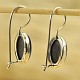 Sodalite earrings larger oval silver Ag 925/1000
