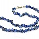 Lapis lazuli necklace 45 cm mat