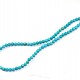 Necklace of beads tyrkenitu 4 mm 47 cm