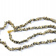 Dalmatian jasper necklace 60 cm