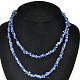 Lapis Lazuli náhrdelník jemné kousky 90cm