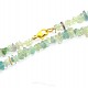 Fluorit náhrdelník sekané tvary 60cm