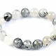 Tourmaline in crystal bracelet beads 12 mm