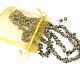 Jaspis dalmatin šperky sada - náhrdelník 90cm + náramek + náušnice