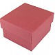 Gift box burgundy 9x8,5cm