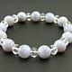 Agate and crystal bracelet for women