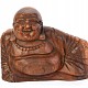 Buddha lying on wood 13 x 20 cm