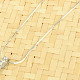 Silver necklace shiny hexagonal 55 cm approx 3.2 g Ag 925/1000