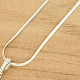 Silver snake chain flat 50 cm approx 3.4 g Ag 925/1000