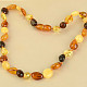 Amber necklace mix pebbles 34 cm (children's size)
