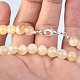 Citrine necklace beads 8 mm 50 cm
