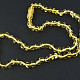 Bright yellow amber necklace pebbles 48 cm JANT2397