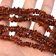Dark amber necklace 130 cm