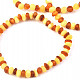 Amber honey and milk dull pebbles bracelet JANT2462