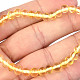 Amber yellow smooth pebbles bracelet JANT2469