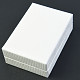 Leatherette gift box white 6.7 x 4.6 cm