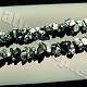 Obsidián vločkový náhrdelník (45cm)