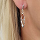 Silver earrings with jartare Ag 925/1000 3.3g