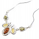 Silver Amber Ag 925/1000 43 - 47cm 9.0g