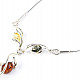 Silver Amber Ag 925/1000 42 - 46cm 6,2g