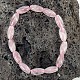 Rose quartz bracelet oval fine