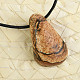 Pendant jaspis picture on cord 7,0g