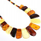 Amber Necklace Rosette Extra Mix 46cm (22.5g)