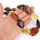 Exclusive amber necklace with large stones mix (66,3g) 71cm
