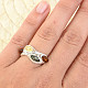 Women's Ag 925/1000 Color Amber Ring