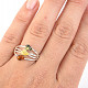 Amber Ring Drops Ag 925/1000