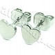 Surgical steel - Heart Earrings