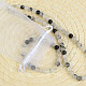 Gift set of jewelery tourmaline in crystal balls 8mm - necklace 45cm + bracelet