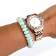 Amazonite bracelet button 10mm QA