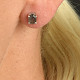 Labradorit earrings oval Ag purse 7 x 5mm