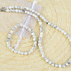 Gift set of magnesite jewelry balls 6mm - necklace 45cm + bracelet