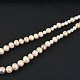 Pearls Rainbow Necklace 50cm Ag fastening