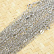 Silver Chain Figaro 50cm Ag 925/1000 + Rh (approx. 1.9g)