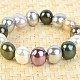 Pearls 15mm rainbow bracelet
