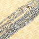 Silver Chain 45cm Ag 925/1000 + Rh (approx. 2.9g)